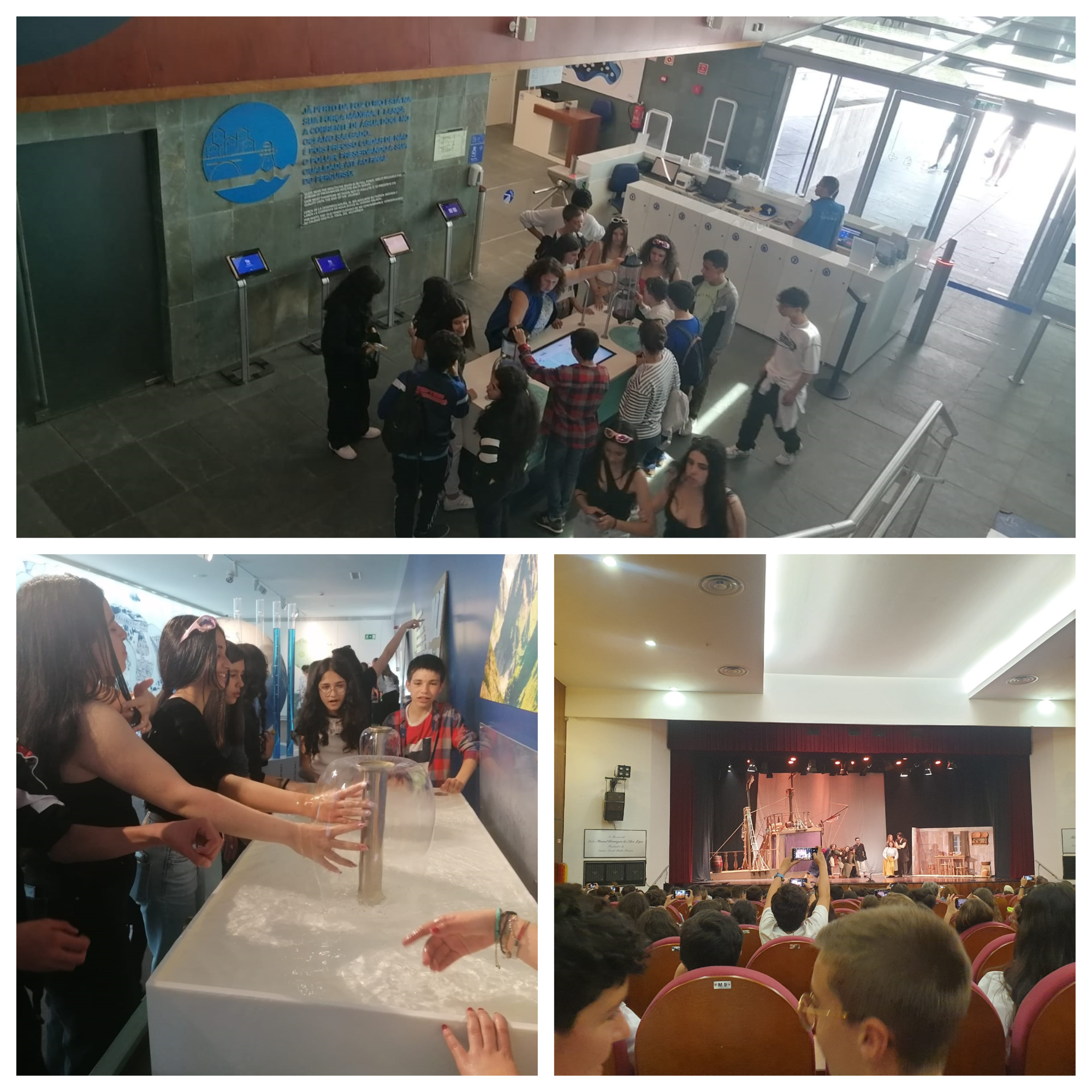 Alunos do AEI foram ao Teatro e ao Pavilhão da Água